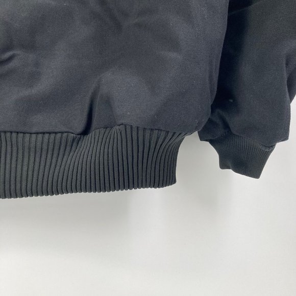 Carhartt Men's Black Hooded Zip-up Jacket Made In USA J140-BLK Sz 2XL New - Picture 9 of 12